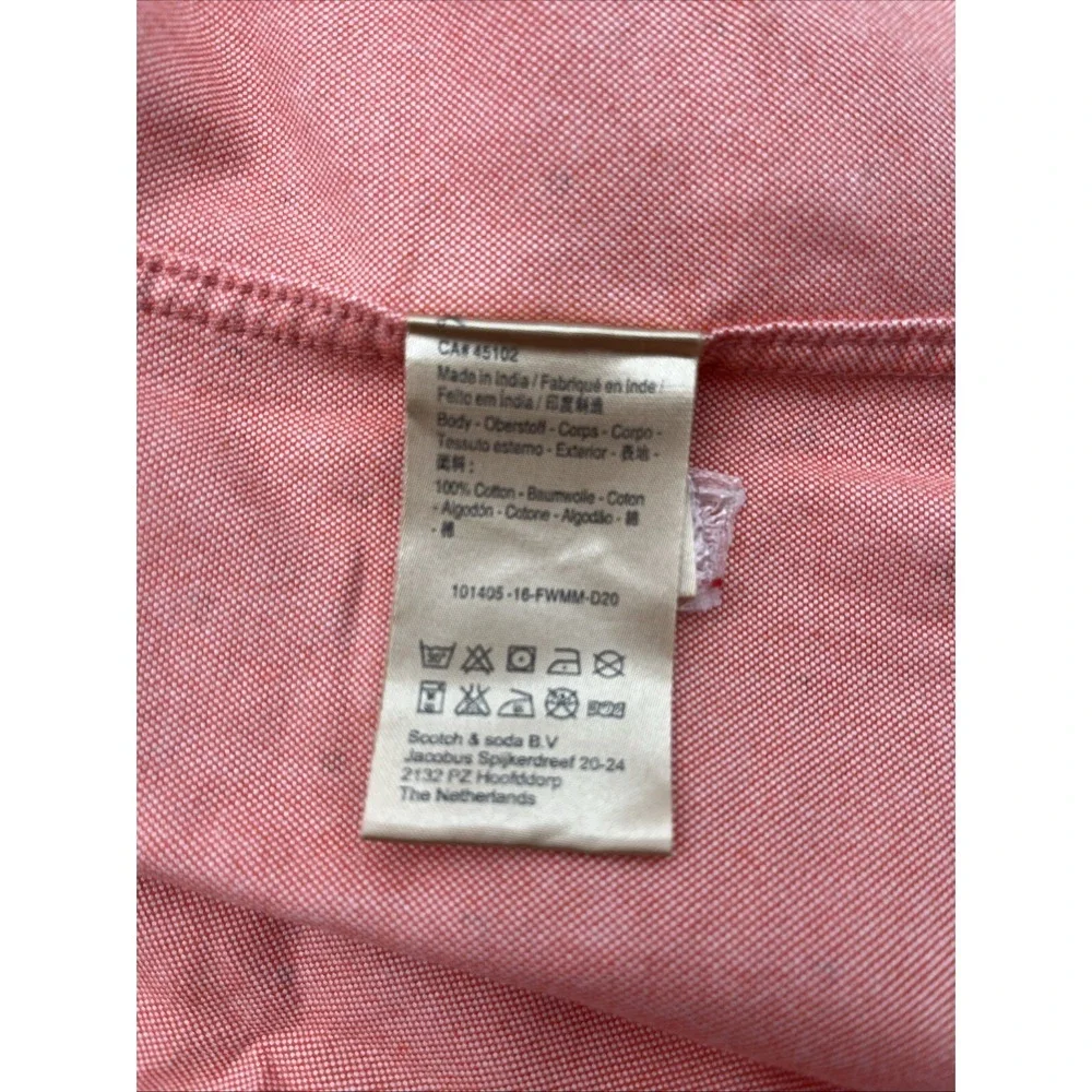 Scotch &‎ Soda Original Classic Size L Men's Regular Fit Casual Shirt